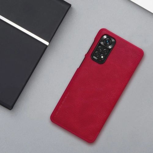Etui Nillkin Qin Xiaomi Redmi Note 11/11S czerwony