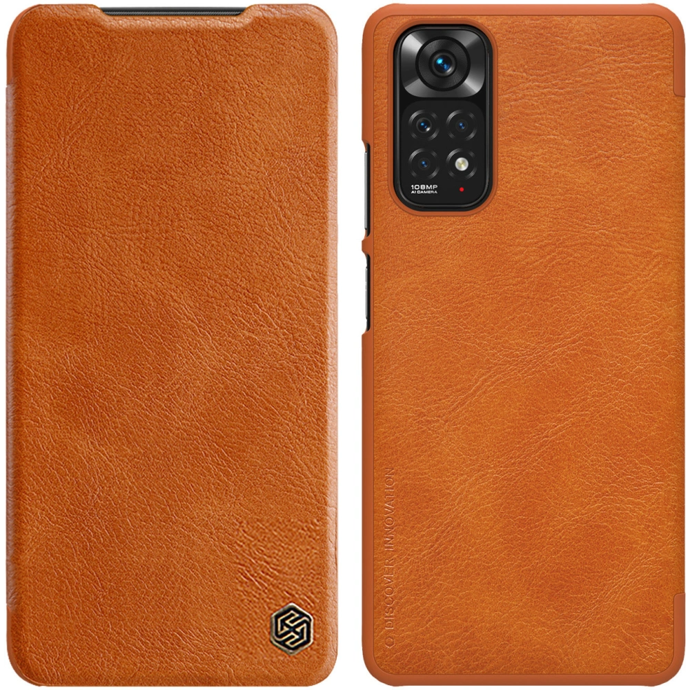 Hurtownia GSM - Etui Nillkin Qin Xiaomi Redmi Note 11/11S maro - NLK630 - {ean13} - Hurt