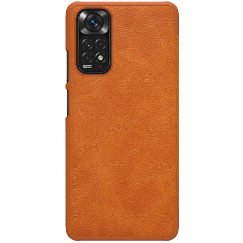 Etui Nillkin Qin Xiaomi Redmi Note 11/11S brązowy