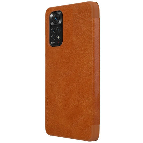 Etui Nillkin Qin Xiaomi Redmi Note 11/11S brązowy