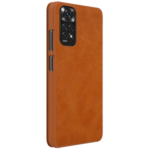 Etui Nillkin Qin Xiaomi Redmi Note 11/11S brązowy