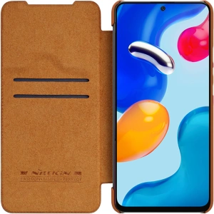 Hurtownia GSM - Case Nillkin Qin Xiaomi Redmi Note 11/11S braun - NLK630 - {ean13} - Hurt