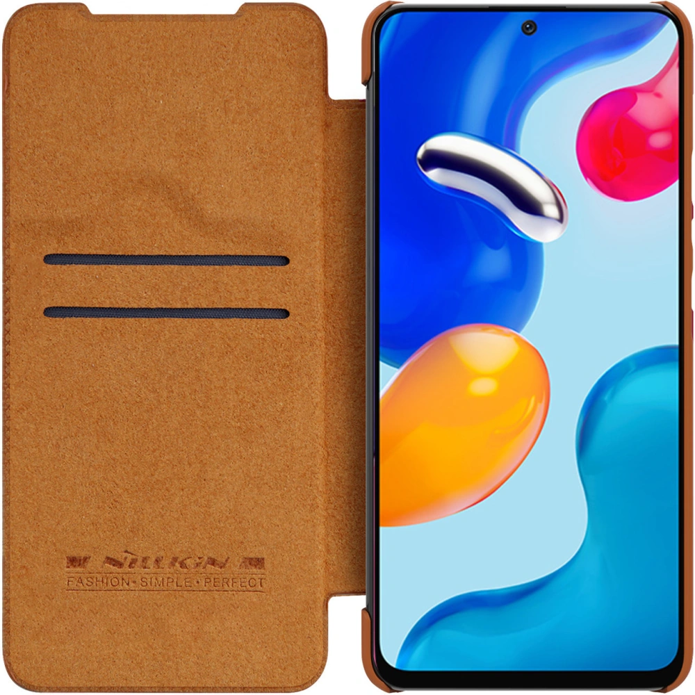 Hurtownia GSM - Etui Nillkin Qin Xiaomi Redmi Note 11/11S maro - NLK630 - {ean13} - Hurt