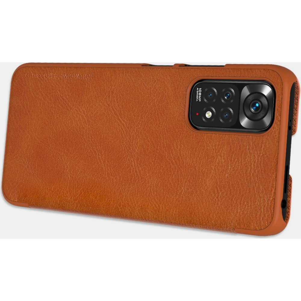 Hurtownia GSM - Case Nillkin Qin Xiaomi Redmi Note 11/11S braun - NLK630 - {ean13} - Hurt