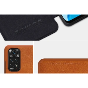 Hurtownia GSM - Case Nillkin Qin Xiaomi Redmi Note 11/11S braun - NLK630 - {ean13} - Hurt