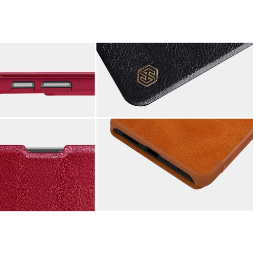 Etui Nillkin Qin Xiaomi Redmi Note 11/11S brązowy