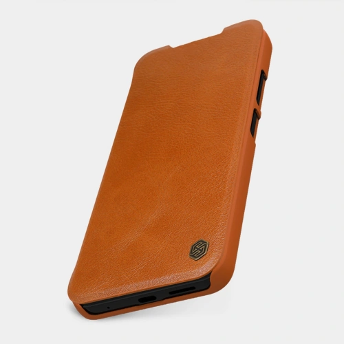 Etui Nillkin Qin Xiaomi Redmi Note 11/11S brązowy