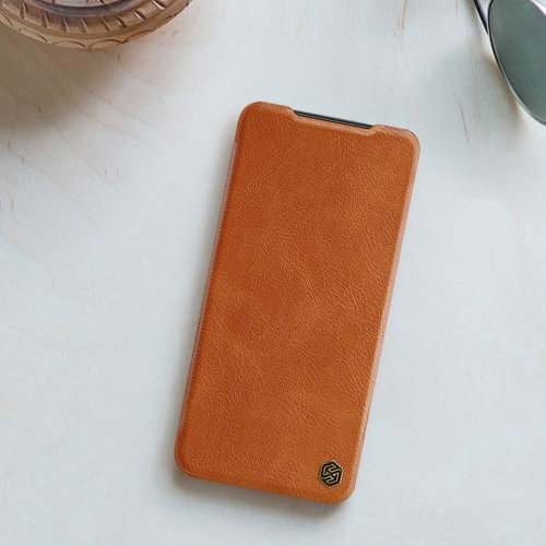 Etui Nillkin Qin Xiaomi Redmi Note 11/11S brązowy
