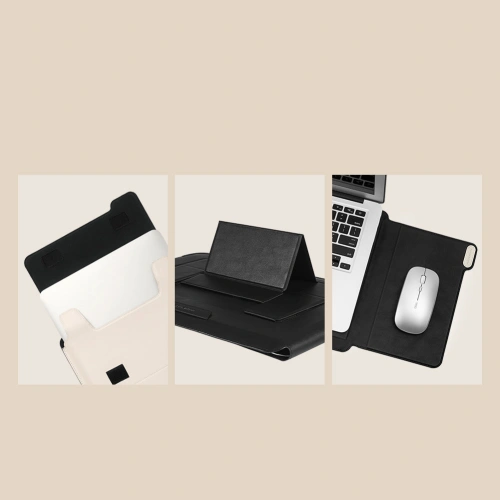 Etui Nillkin Versatile Laptop Sleeve 3w1 Apple MacBook Pro 14" 2021-2025 (M1/M2/M3/M4/M5) czarno-biały