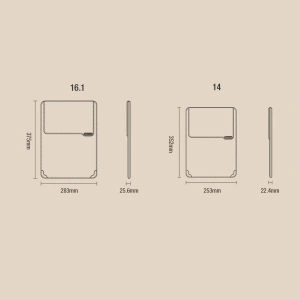 Hurtownia GSM - Case Nillkin Vielseitige Laptop-Hülle 3w1 Apple MacBook 16 Zoll schwarz-weiß - NLK632 - {ean13} - Hurt