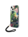 Etui Guess GUOHCP14MHFLSB Apple iPhone 14 Plus / 15 Plus albastru/blue hardcase Flower Strap