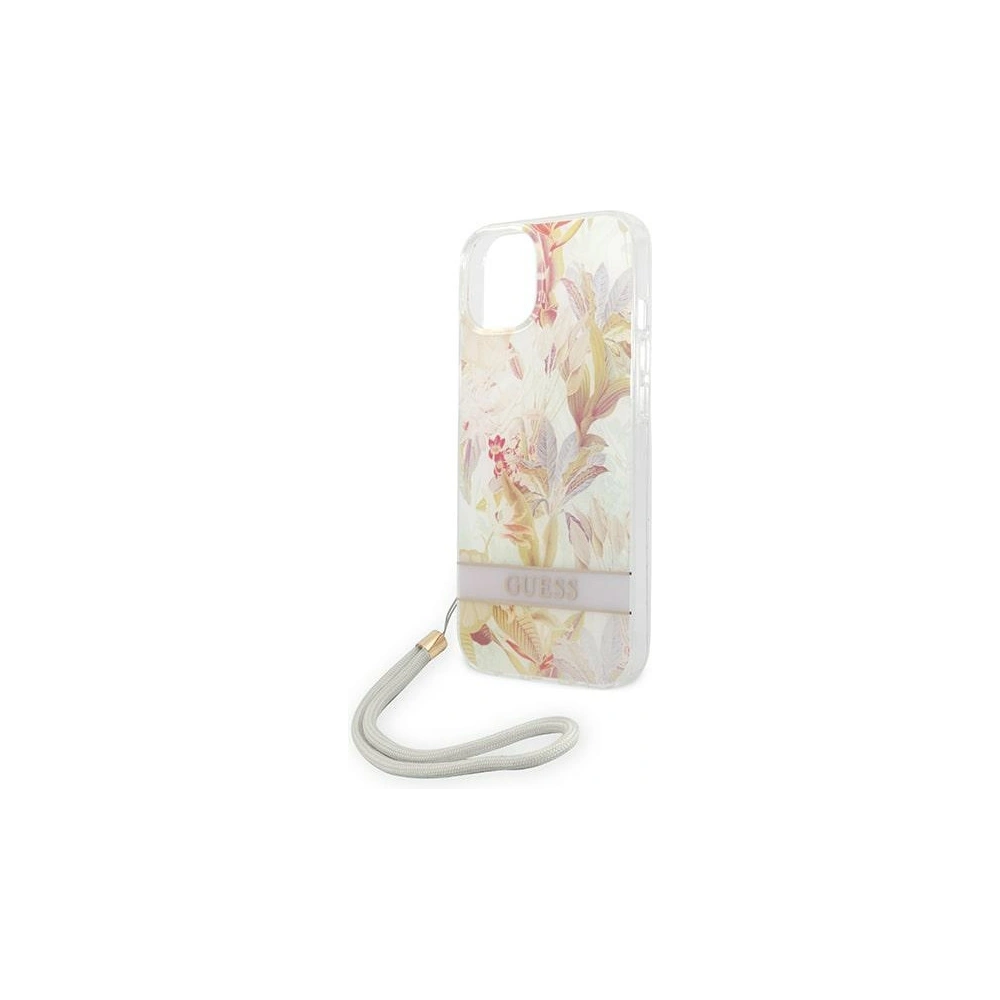 Hurtownia GSM - Etui Guess GUOHCP14MHFLSU Apple iPhone 14 Plus / 15 Plus fialové/purple hardcase Flower Strap - GUE2170 - {ean13} - Hurt