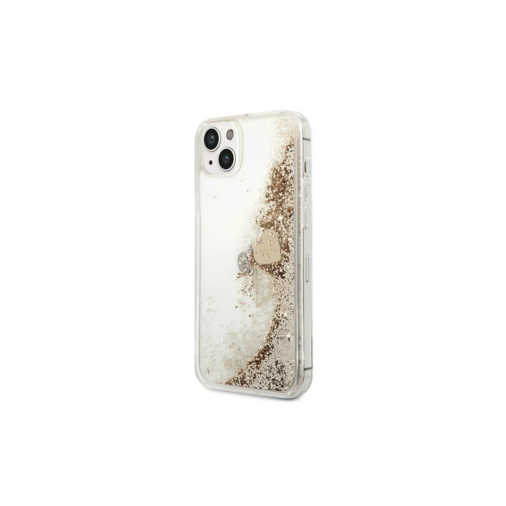 Hurtownia GSM - Etui Guess GUOHCP14SGLHFLGO Apple iPhone 14 zlatý/gold hardcase Glitter Charms - GUE2171 - {ean13} - Hurt