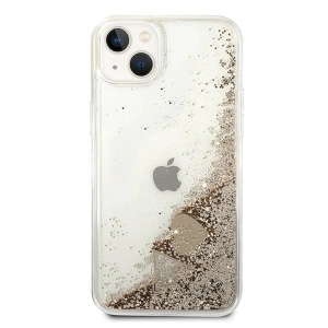 Etui Guess GUOHCP14SGLHFLGO Apple iPhone 14 złoty/gold hardcase Glitter Charms