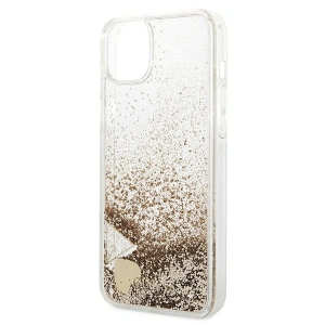 Etui Guess GUOHCP14SGLHFLGO Apple iPhone 14 złoty/gold hardcase Glitter Charms