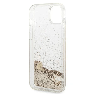 Etui Guess GUOHCP14SGLHFLGO Apple iPhone 14 złoty/gold hardcase Glitter Charms