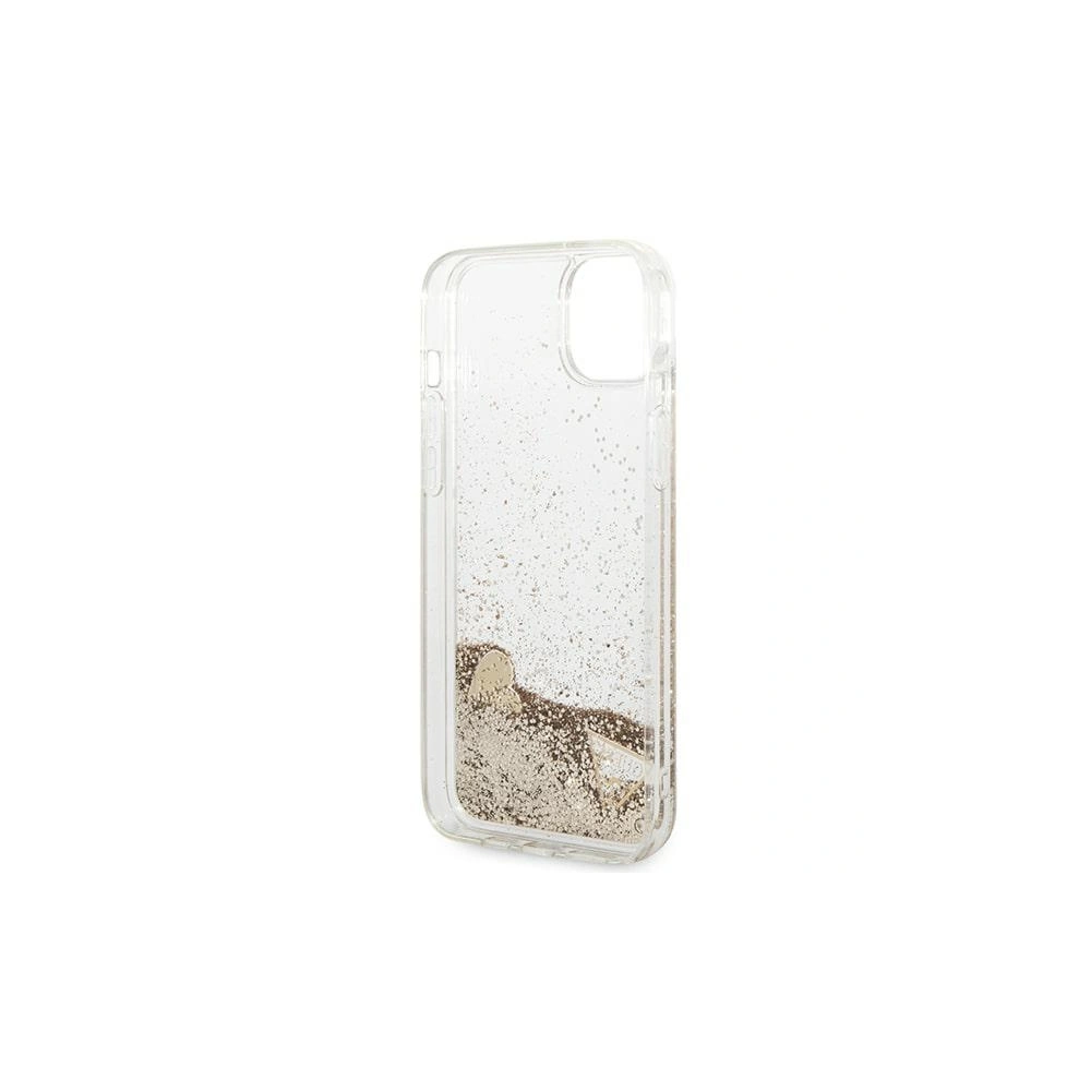 Hurtownia GSM - Etui Guess GUOHCP14SGLHFLGO Apple iPhone 14 arany keménytok Glitter Charms - GUE2171 - {ean13} - Hurt