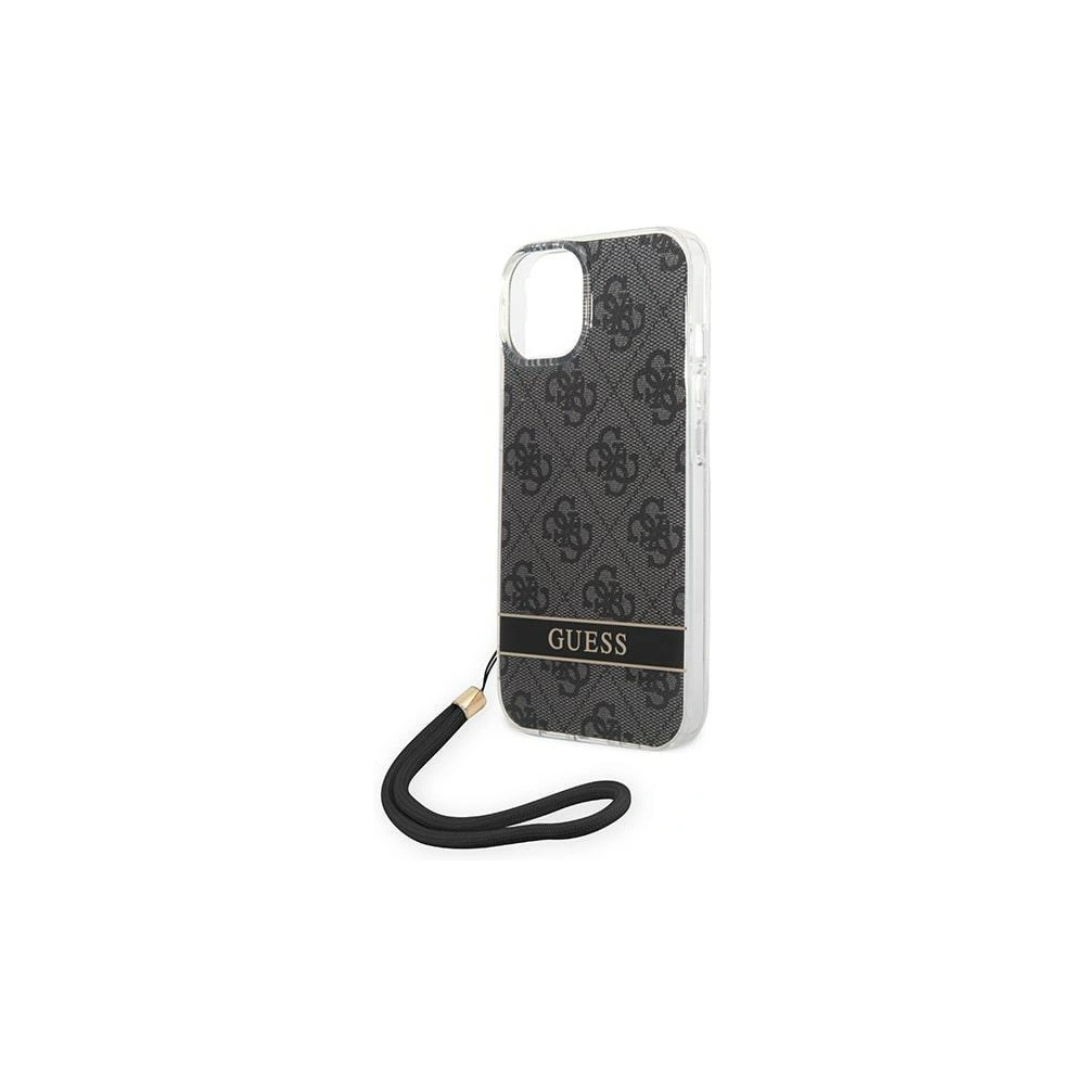 Hurtownia GSM - Etui Guess GUOHCP14SH4STK Apple iPhone 14 negru/black hardcase 4G Print Strap - GUE2172 - {ean13} - Hurt