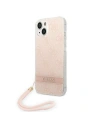 Etui Guess GUOHCP14SH4STP Apple iPhone 14 roz/pink hardcase 4G Print Strap