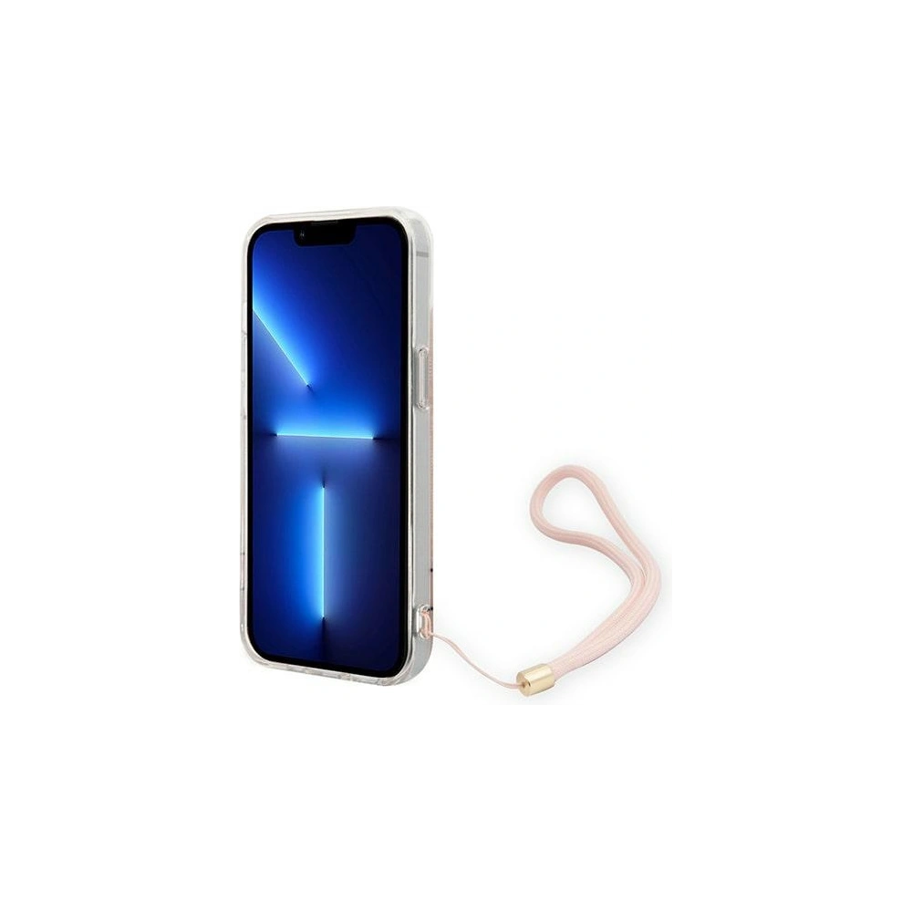 Hurtownia GSM - Etui Guess GUOHCP14SH4STP Apple iPhone 14 roz/pink hardcase 4G Print Strap - GUE2173 - {ean13} - Hurt