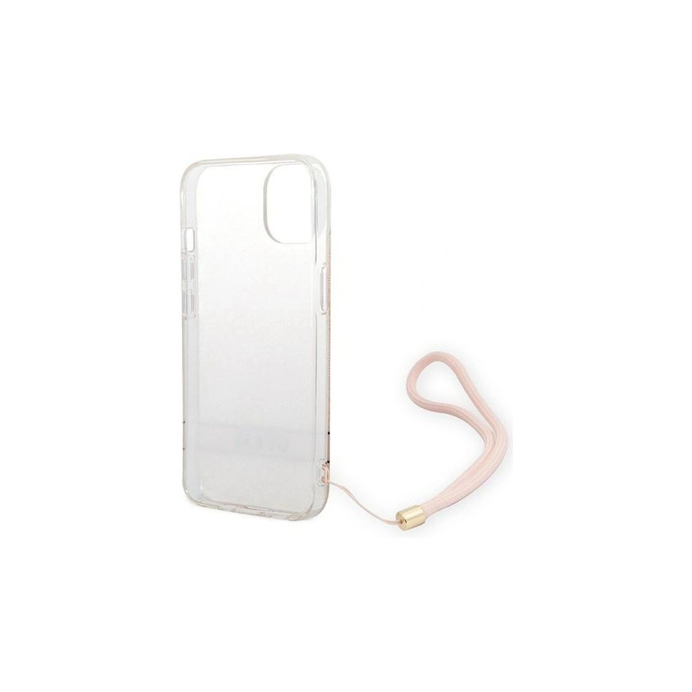 Hurtownia GSM - Etui Guess GUOHCP14SH4STP Apple iPhone 14 roz/pink hardcase 4G Print Strap - GUE2173 - {ean13} - Hurt