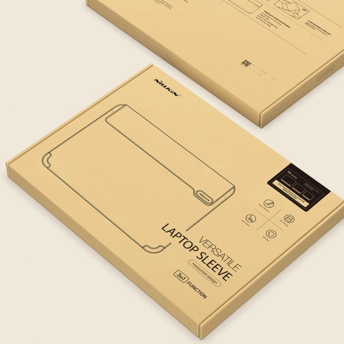 Etui Nillkin Versatile Laptop Sleeve 2w1 Apple MacBook 16 cali czarno-biały