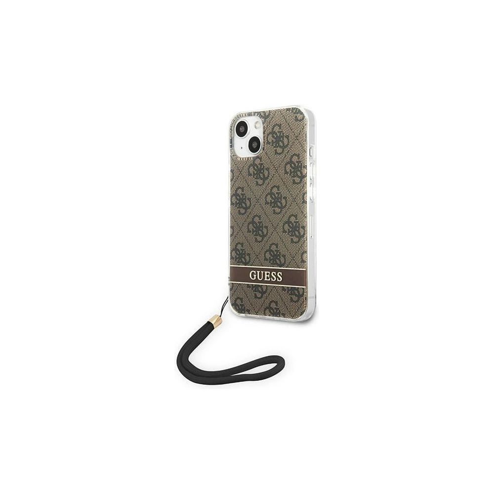 Hurtownia GSM - Etui Guess GUOHCP14SH4STW Apple iPhone 14 maro/brown hardcase 4G Print Strap - GUE2174 - {ean13} - Hurt