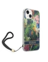 Hurtownia GSM - Etui Guess GUOHCP14SHFLSB Apple iPhone 14 albastru/blue hardcase Flower Strap - GUE2175 - {ean13} - Hurt