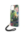 Hurtownia GSM - Etui Guess GUOHCP14SHFLSB Apple iPhone 14 albastru/blue hardcase Flower Strap - GUE2175 - {ean13} - Hurt