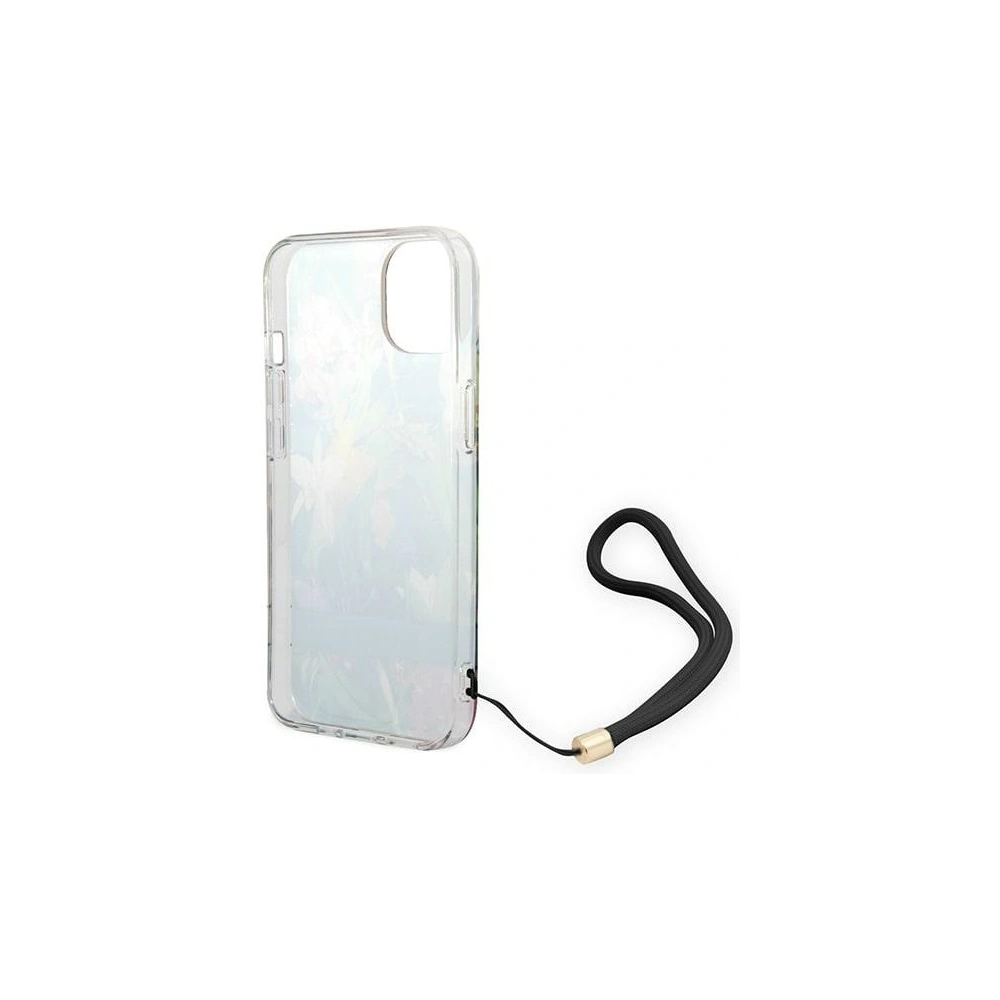Hurtownia GSM - Etui Guess GUOHCP14SHFLSB Apple iPhone 14 albastru/blue hardcase Flower Strap - GUE2175 - {ean13} - Hurt
