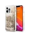 Etui Guess GUOHCP14XGLHFLGO Apple iPhone 14 Pro Max arany színű kemény tok Glitter Charms