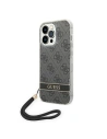 Wholesale Guess GUOHCP14XH4STK Apple iPhone 14 Pro Max black hardcase 4G Print Strap - GUE2178 - {ean13} - Hurt