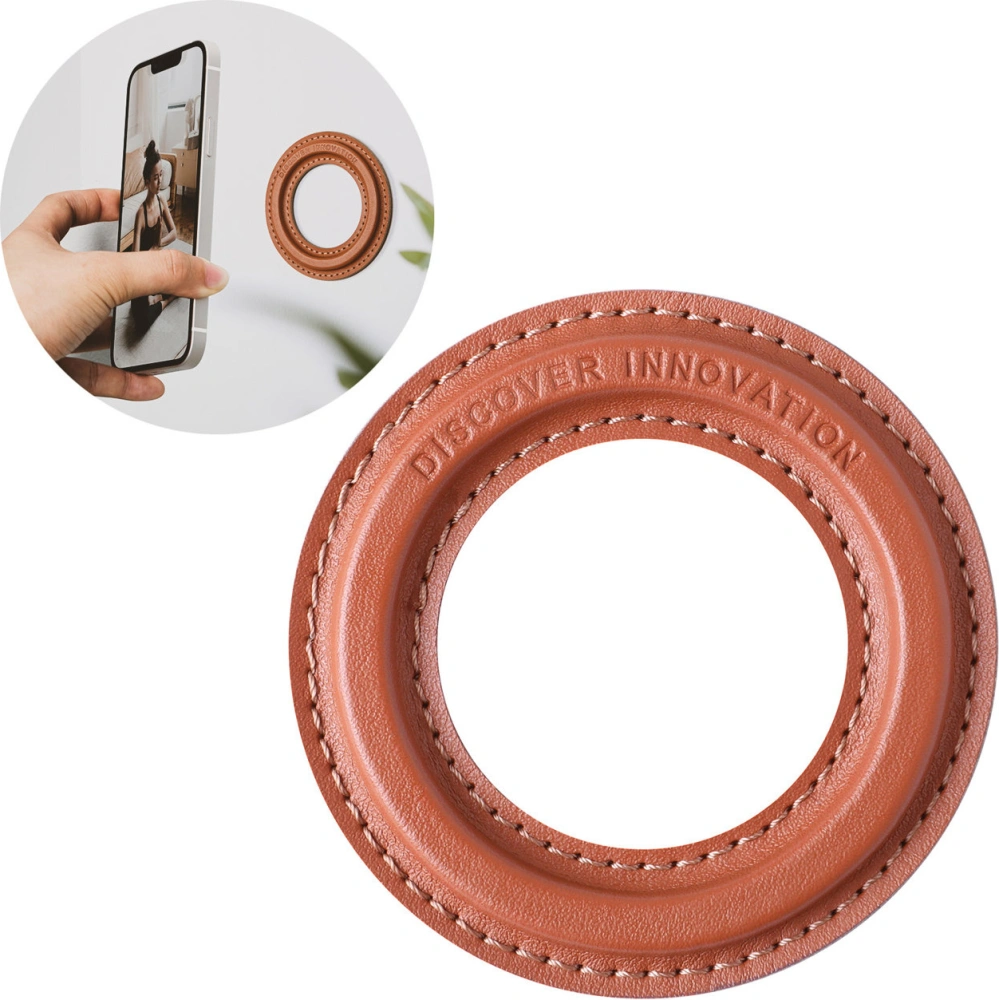 Hurtownia GSM - Naklejka Nillkin SnapHold Vegan Leather MagSafe brązowy - NLK647 - {ean13} - Hurt