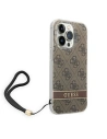 Hurtownia GSM - Etui Guess GUOHCP14XH4STW Apple iPhone 14 Pro Max brązowy/brown hardcase 4G Print Strap - GUE2180 - {ean13} - Hurt