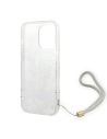 Wholesale Guess GUOHCP14XHFLSU Apple iPhone 14 Pro Max purple hardcase Flower Strap - GUE2182 - {ean13} - Hurt