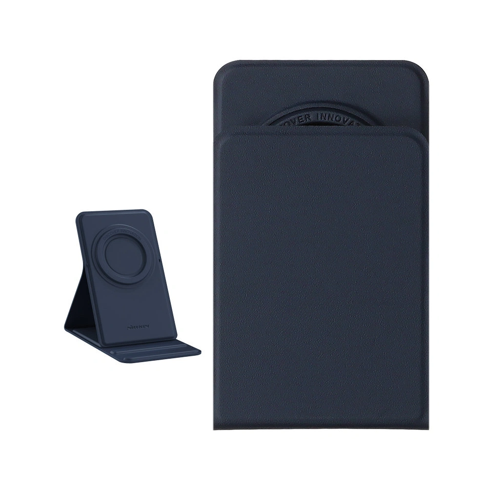 Wholesale Nillkin Magnetic Stand Snapbase Leather MagSafe blue - NLK657 - {ean13} - Hurt
