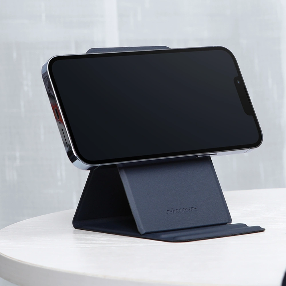Hurtownia GSM - Magnetyczna podstawka Nillkin Magnetic Stand Snapbase Leather MagSafe niebieski - NLK657 - {ean13} - Hurt