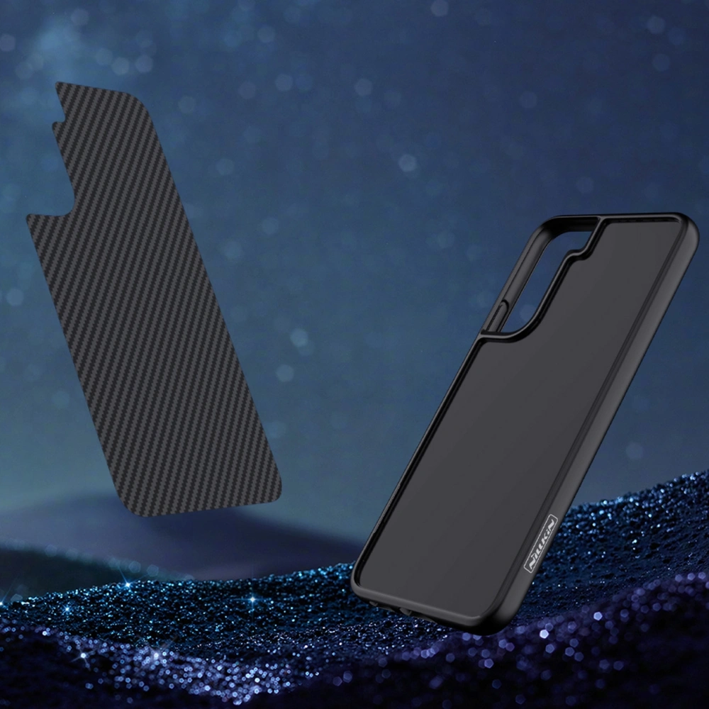 Wholesale Nillkin Synthetic Fiber Samsung Galaxy S22+ Plus black - NLK661 - {ean13} - Hurt