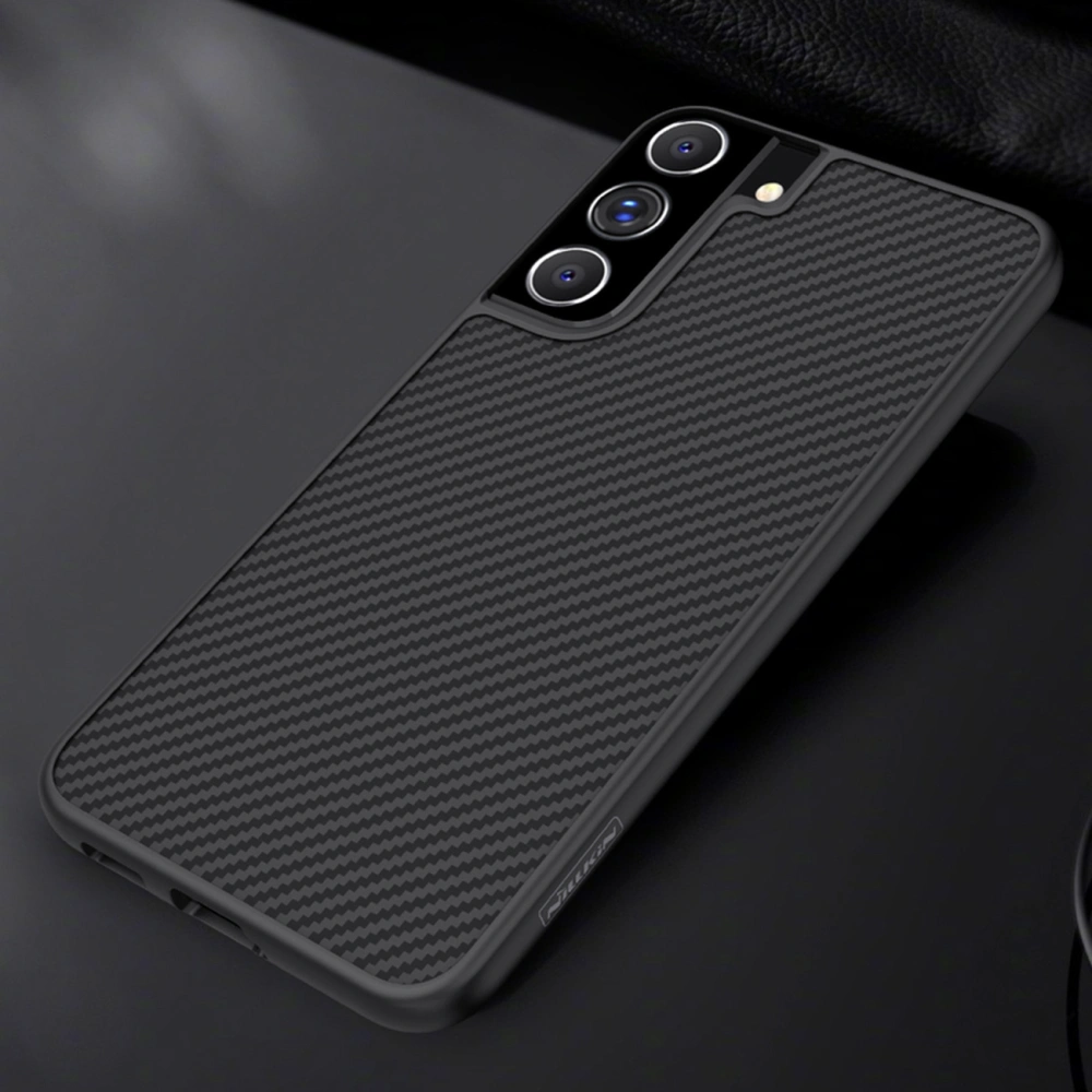 Wholesale Nillkin Synthetic Fiber Samsung Galaxy S22+ Plus black - NLK661 - {ean13} - Hurt