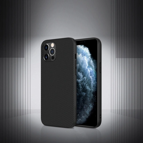 Etui Nillkin Synthetic Fiber Apple iPhone 12 Pro Max czarny