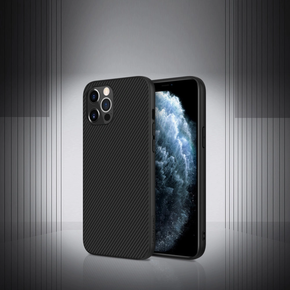 Hurtownia GSM - Case Nillkin Synthetische Faser Apple iPhone 12 Pro Max schwarz - NLK662 - {ean13} - Hurt