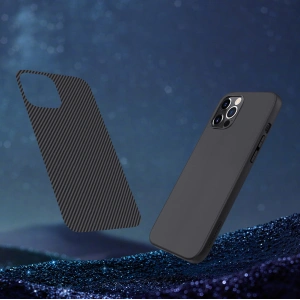 Hurtownia GSM - Etui Nillkin Synthetic Fiber Apple iPhone 12 Pro Max černé - NLK662 - {ean13} - Hurt