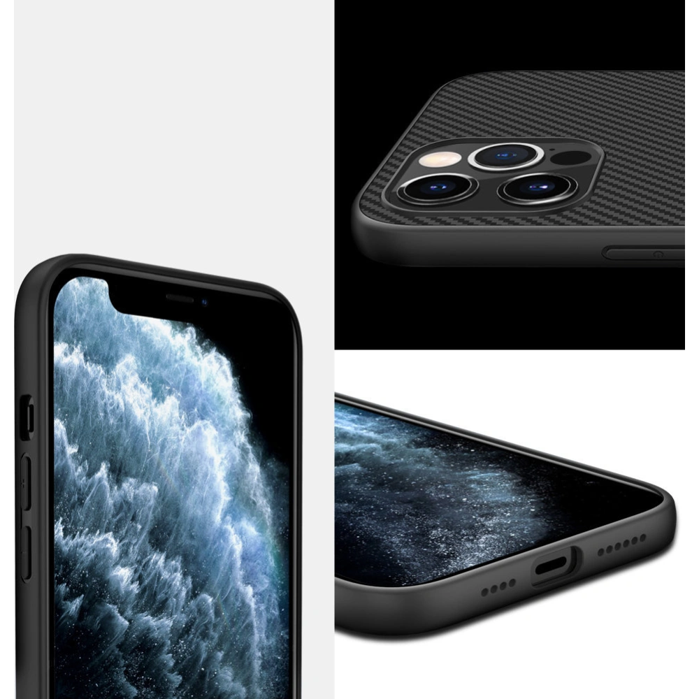 Hurtownia GSM - Case Nillkin Synthetische Faser Apple iPhone 12 Pro Max schwarz - NLK662 - {ean13} - Hurt