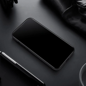 Wholesale Nillkin Synthetic Fiber Apple iPhone 12 Pro Max black - NLK662 - {ean13} - Hurt