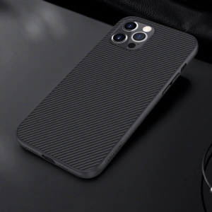 Hurtownia GSM - Etui Nillkin Synthetic Fiber Apple iPhone 12 Pro Max černé - NLK662 - {ean13} - Hurt