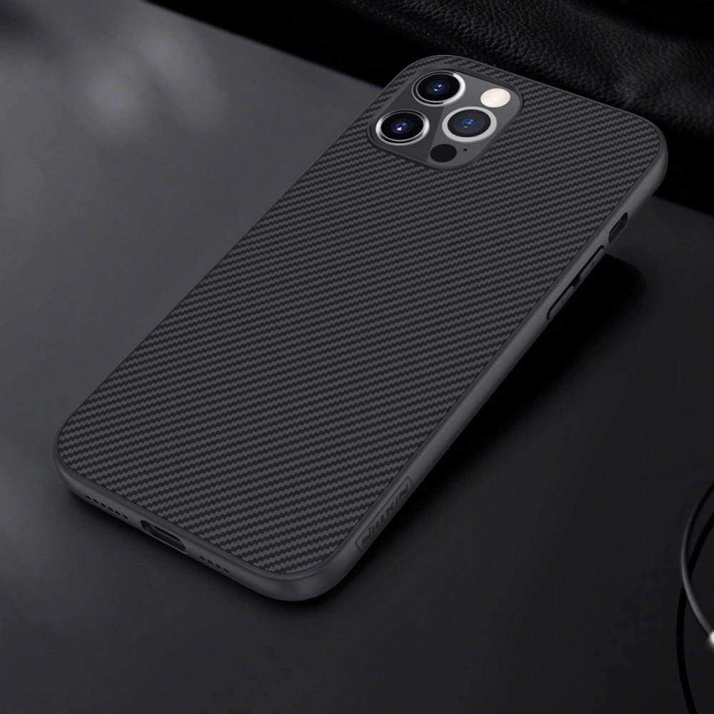 Hurtownia GSM - Case Nillkin Synthetische Faser Apple iPhone 12 Pro Max schwarz - NLK662 - {ean13} - Hurt