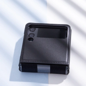 Hurtownia GSM - Case Nillkin Qin Samsung Galaxy Z Flip 3 schwarz - NLK664 - {ean13} - Hurt
