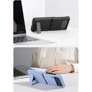 Hurtownia GSM - Case Nillkin Qin Samsung Galaxy Z Flip 3 lila - NLK665 - {ean13} - Hurt