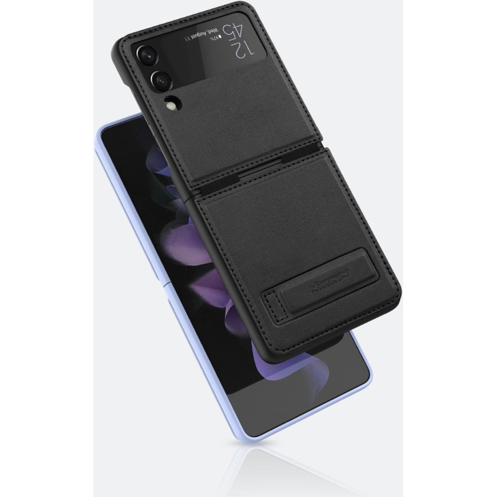 Hurtownia GSM - Case Nillkin Qin Samsung Galaxy Z Flip 3 lila - NLK665 - {ean13} - Hurt