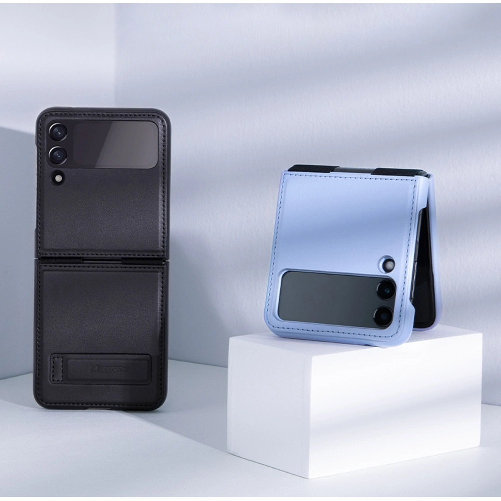 Hurtownia GSM - Case Nillkin Qin Samsung Galaxy Z Flip 3 lila - NLK665 - {ean13} - Hurt